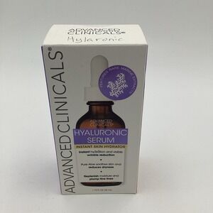 Advanced Clinicals,‎ Hyaluronic Serum, Instant Skin Hydrator, 1.75 fl oz (52 ml)